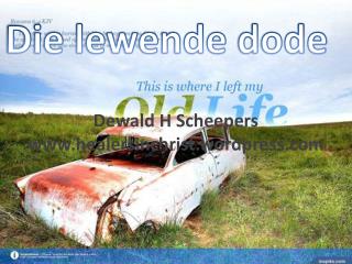Die lewende dode