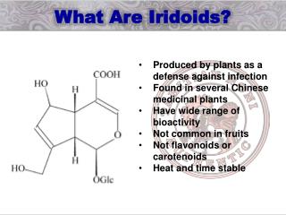 What A re Iridoids ?