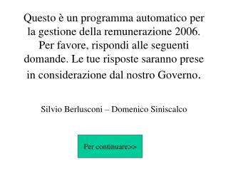 Per continuare&gt;&gt;