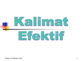 Kalimat Efektif