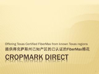 Cropmark direct