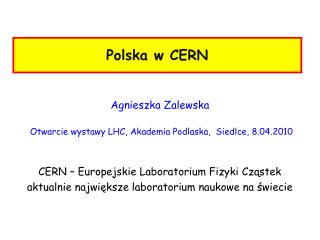 Polska w CERN