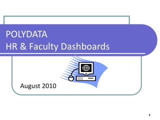 POLYDATA HR &amp; Faculty Dashboards