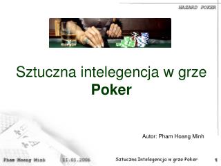 Sztuczna intelegencja w grze Poker