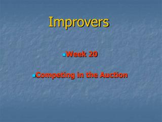 Improvers