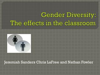 Gender Diversity: The effects in the classroom