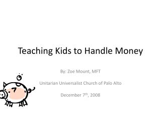 Teaching Kids to Handle Money