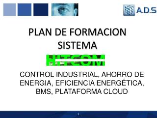 PLAN DE FORMACION SISTEMA