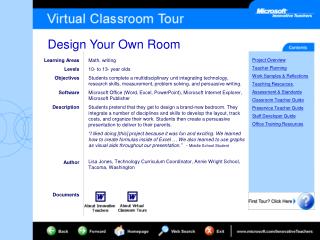 Learning Areas Levels Objectives Software Description