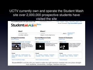 UCTV will launch the most advanced site of its kind matching students with courses