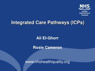 Integrated Care Pathways (ICPs)