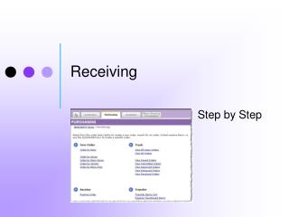 Receiving