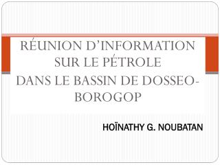 HOÏNATHY G. NOUBATAN