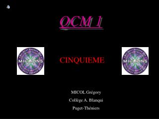 QCM 1