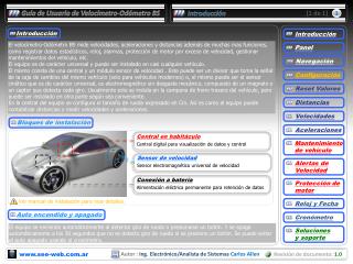 Guía de Usuario de Velocímetro-Odómetro BS