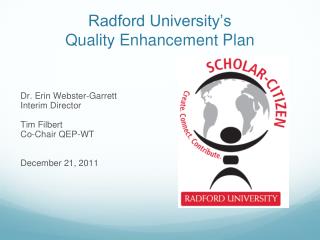 Radford University’s Quality Enhancement Plan