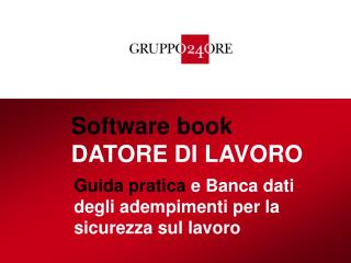 Software book DATORE DI LAVORO