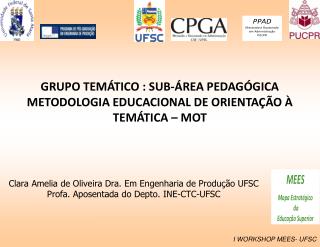 Clara Amelia de Oliveira Dra. Em Engenharia de Produção UFSC