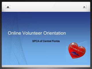 Online Volunteer Orientation