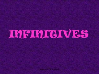 INFINITIVES