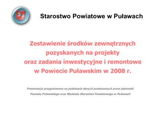 Starostwo Powiatowe w Puławach