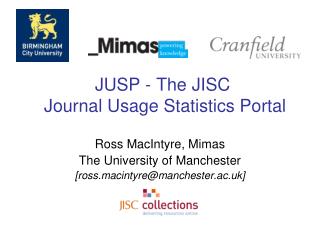 JUSP - The JISC Journal Usage Statistics Portal