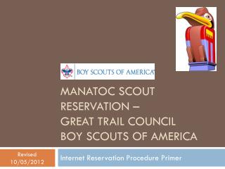 Manatoc scout reservation – great trail council boy scouts of America
