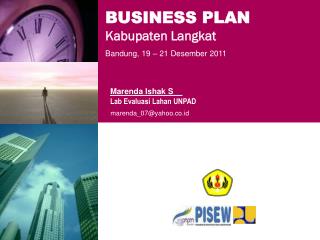 BUSINESS PLAN Kabupaten Langkat