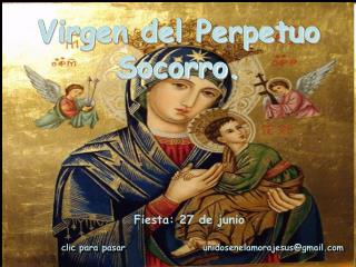 Virgen del Perpetuo Socorro.