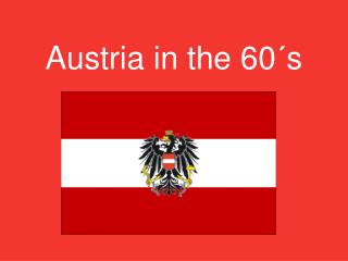 Austria in the 60´s