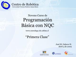 Noveno Curso de Programación Básica con NQC