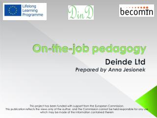 On-the-job pedagogy