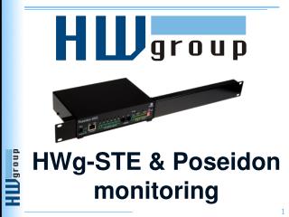 HWg-STE &amp; Poseidon monitoring