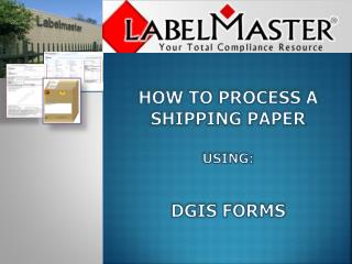 DGIS Forms