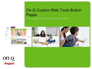 On-Q Custom Web Tools Button Pages