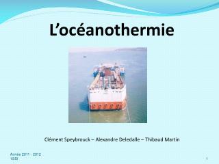 L’ océanothermie