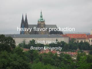 heavy flavor production