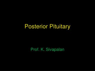 Posterior Pituitary