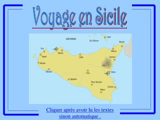 Voyage en Sicile