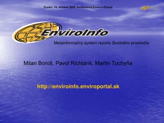 Zvolen, 18. október 2006, konferencia Enviro-i-Fórum