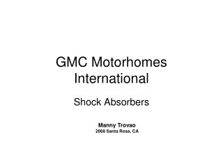 GMC Motorhomes International