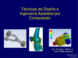 Técnicas de Diseño e Ingeniería Asistidos por Computador