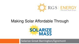 Solarize Great Barrington/ Egremont