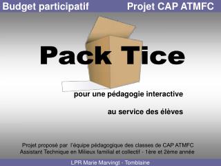 Budget participatif  Projet CAP ATMFC