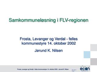 Samkommuneløsning i FLV-regionen