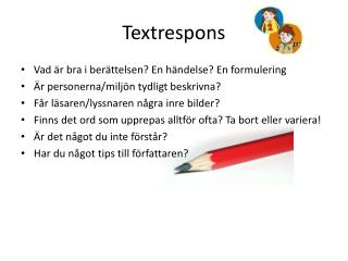 Textrespons