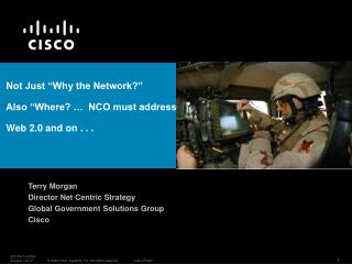 Not Just “Why the Network?” Also “Where? … NCO must address Web 2.0 and on . . .