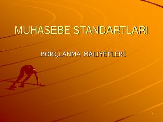 MUHASEBE STANDARTLARI