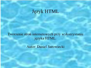 Język HTML