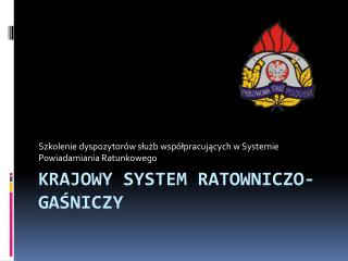 Krajowy system ratowniczo-gaśniczy